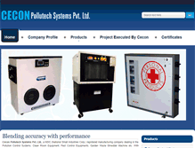 Tablet Screenshot of ceconpollutech.com